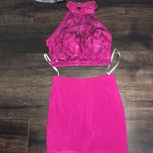 2 piece homecoming dress